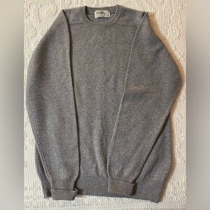Grey pure cashmere sweater by Glen Abbey